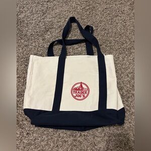 SOLD Trader Joe's Canvas Shoulder Bag